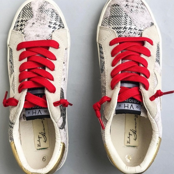 Vintage Havana Shoes - Vintage Havana Passion Houndstooth Sneakers, 8.5